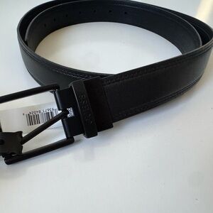 Guess Black Men's Leather Belt